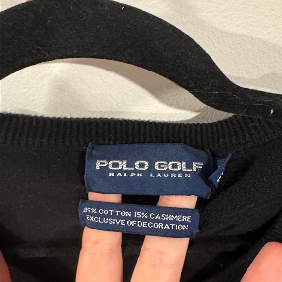 Mens Polo Golf Cashmere Blend Sweater Size Medium - Picture 6 of 8